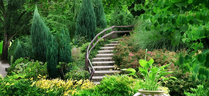 Gartentreppe